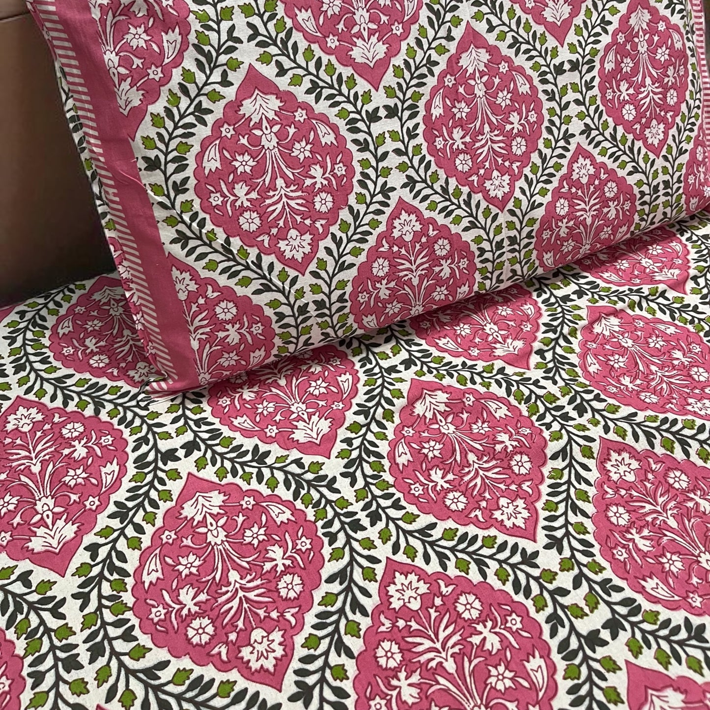 Everyday Edit | Pink Moonhaze 100% Cotton Double Bedsheet