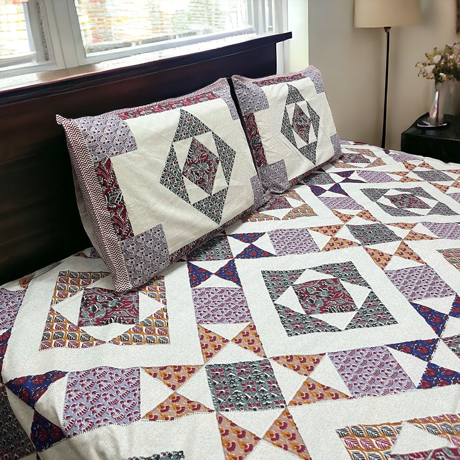 Abstract Pattern Pure Cotton Bedsheet