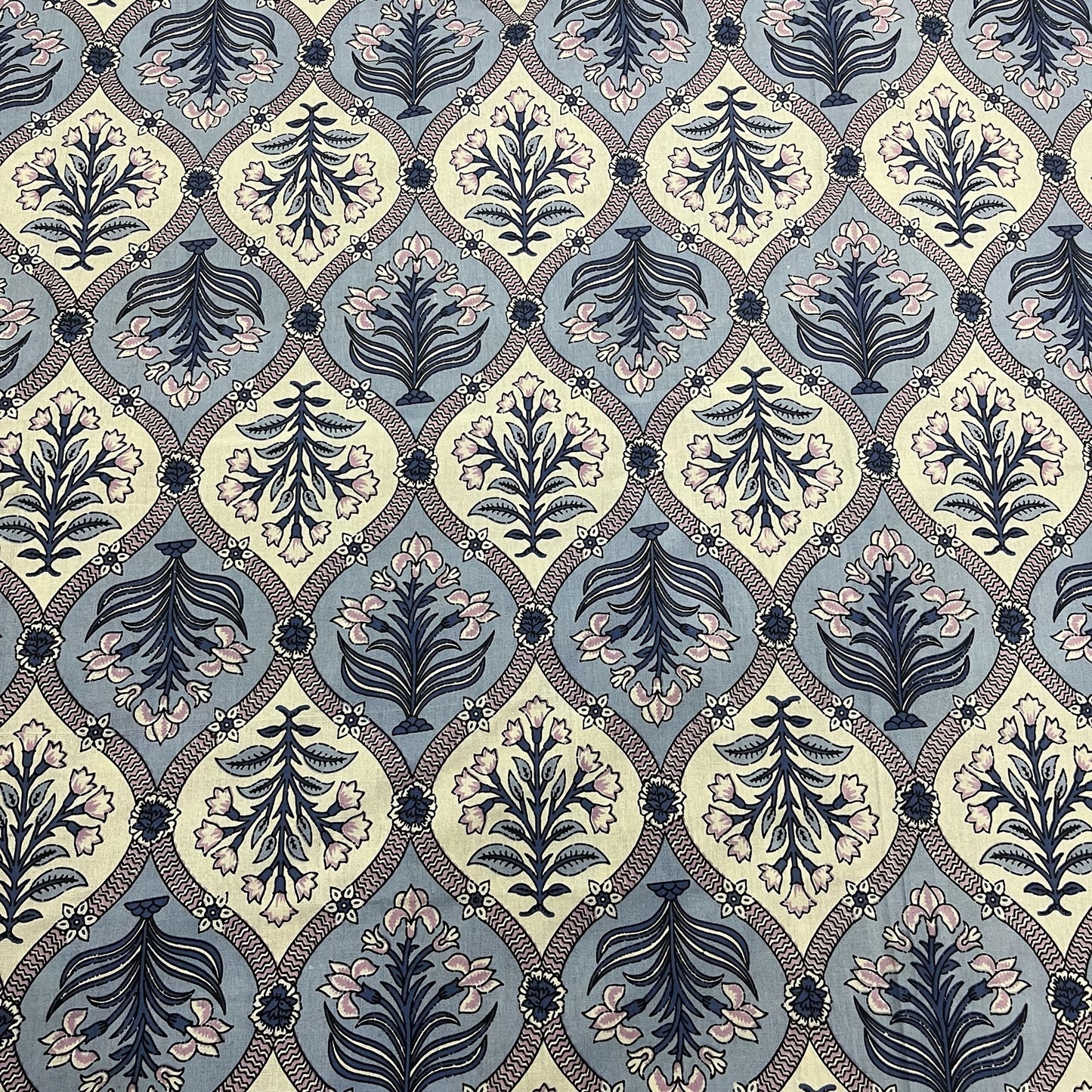 Gulfam Blue 100% Pure Cotton Bedsheet Cotton Goodness