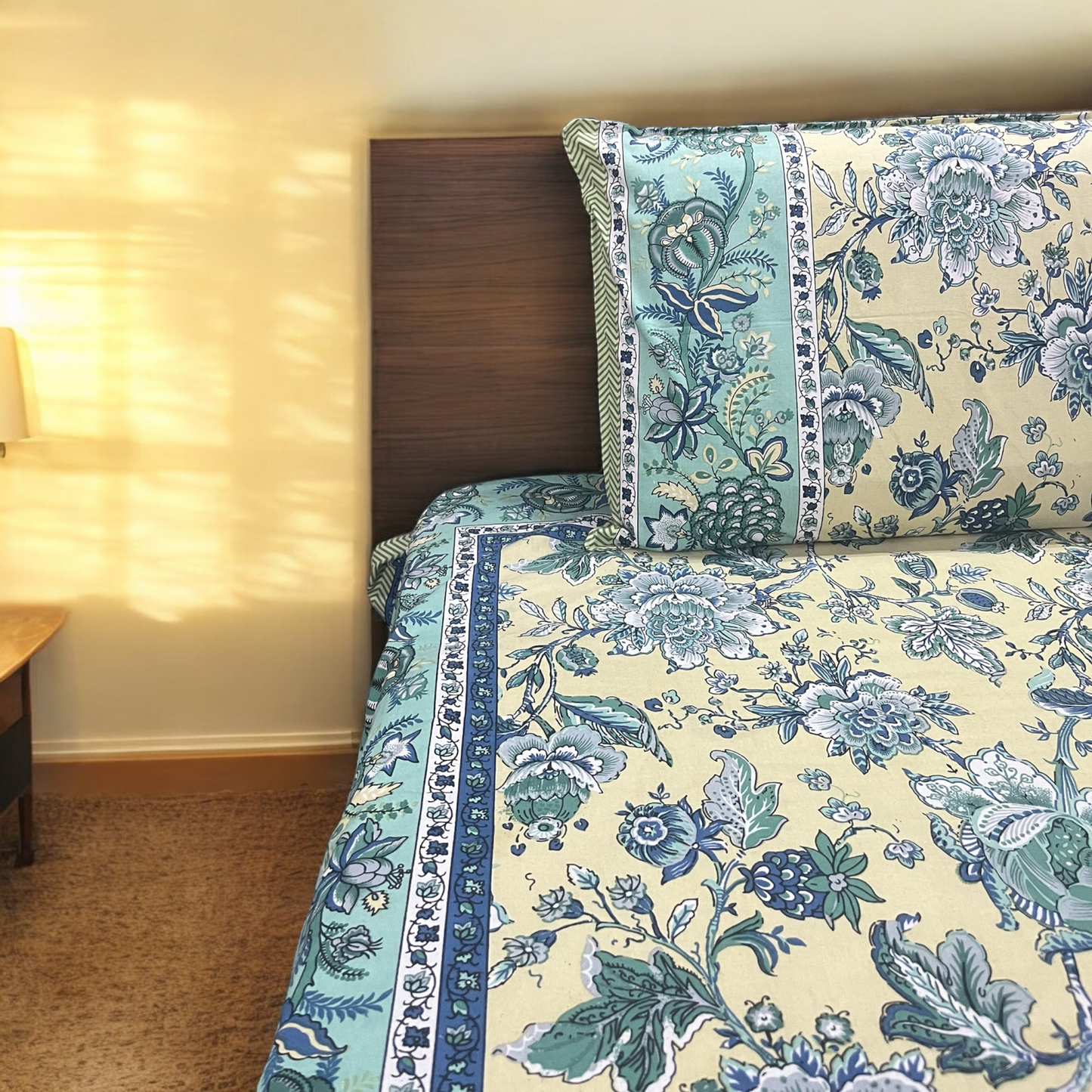 Maira Premium Cotton Super King Size Bedsheet With 2 Pillow Covers Cotton Goodness
