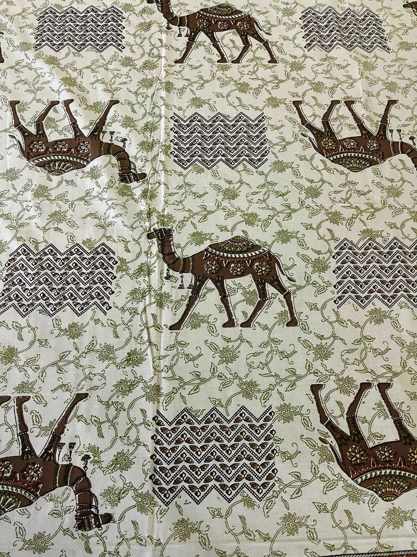 Safari Desert Printed Premium Cotton Bedsheet With Two Pillow Covers Cotton Goodness