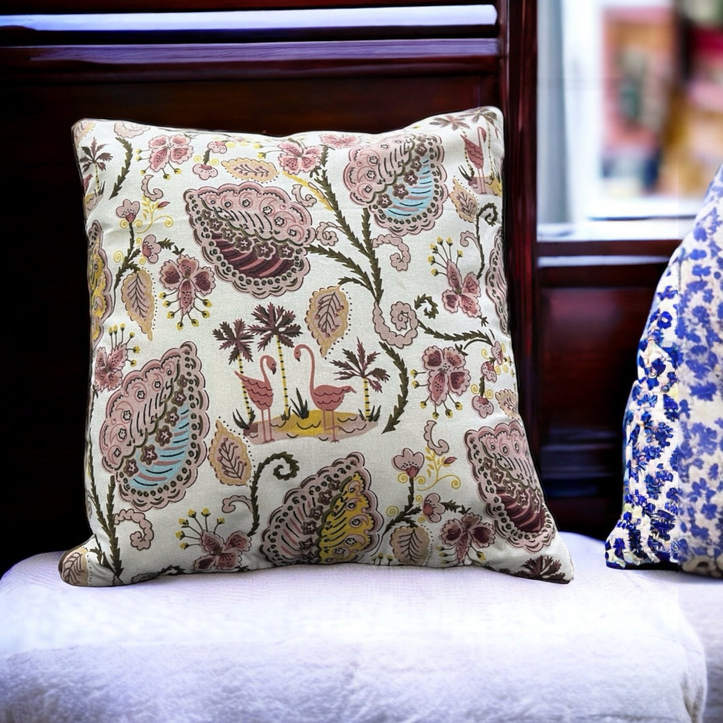 Songbird 16X16 Inches 100% Cotton Cushion Covers Set of 5 Cotton Goodness