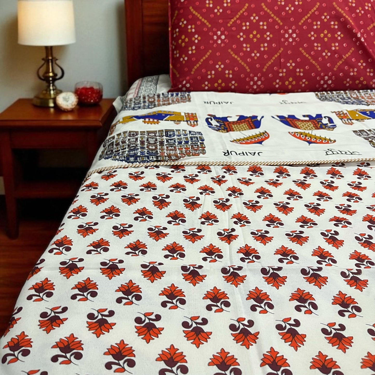 Everyday Edit | Sunset Reverie 100% Cotton Reversible Dohar (Single/Queen Size)