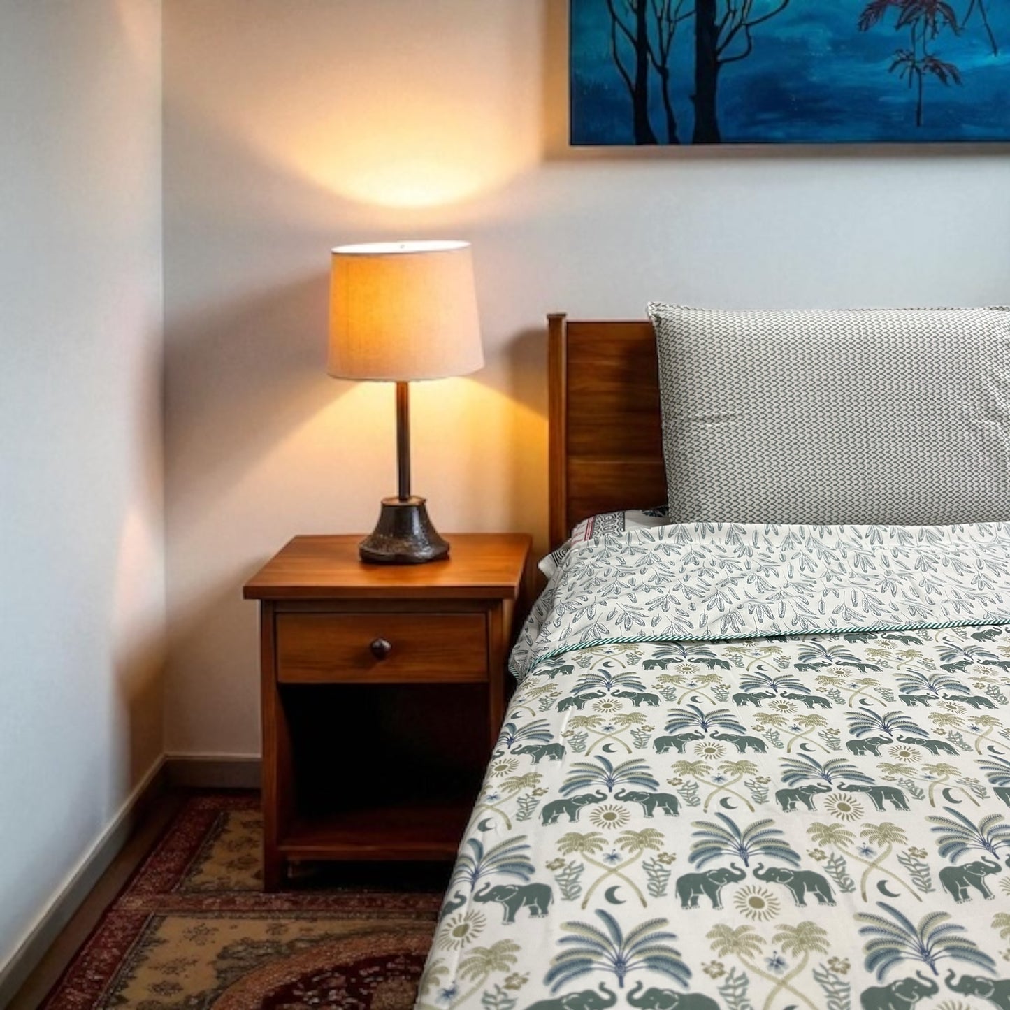 Everyday Edit | Safari Whisper 100% Cotton Reversible Dohar (Single/Queen Size)