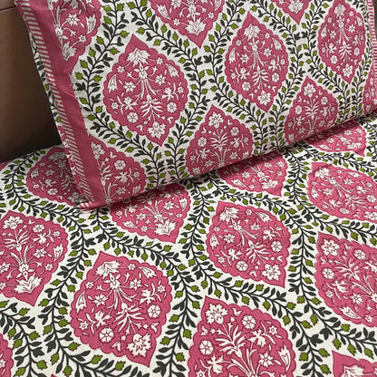 Everyday Edit | Pink Moonhaze 100% Cotton Double Bedsheet