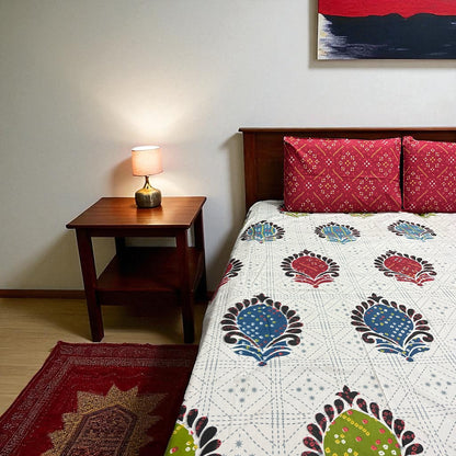 Signature Edit | Royal Crimson 100% Cotton King Size Bedsheet