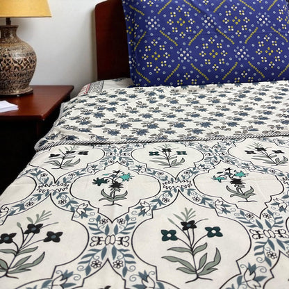 Everyday Edit | Emerald Whisper 100% Cotton Reversible Dohar (Single/Queen Size)