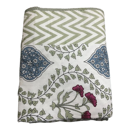 Dohar Gulzar Red 100% Cotton Mulmul AC Comforter