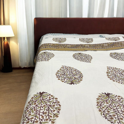 Dohar Serene  | Pure Cotton Mulmul Comforter | Reversible Prints