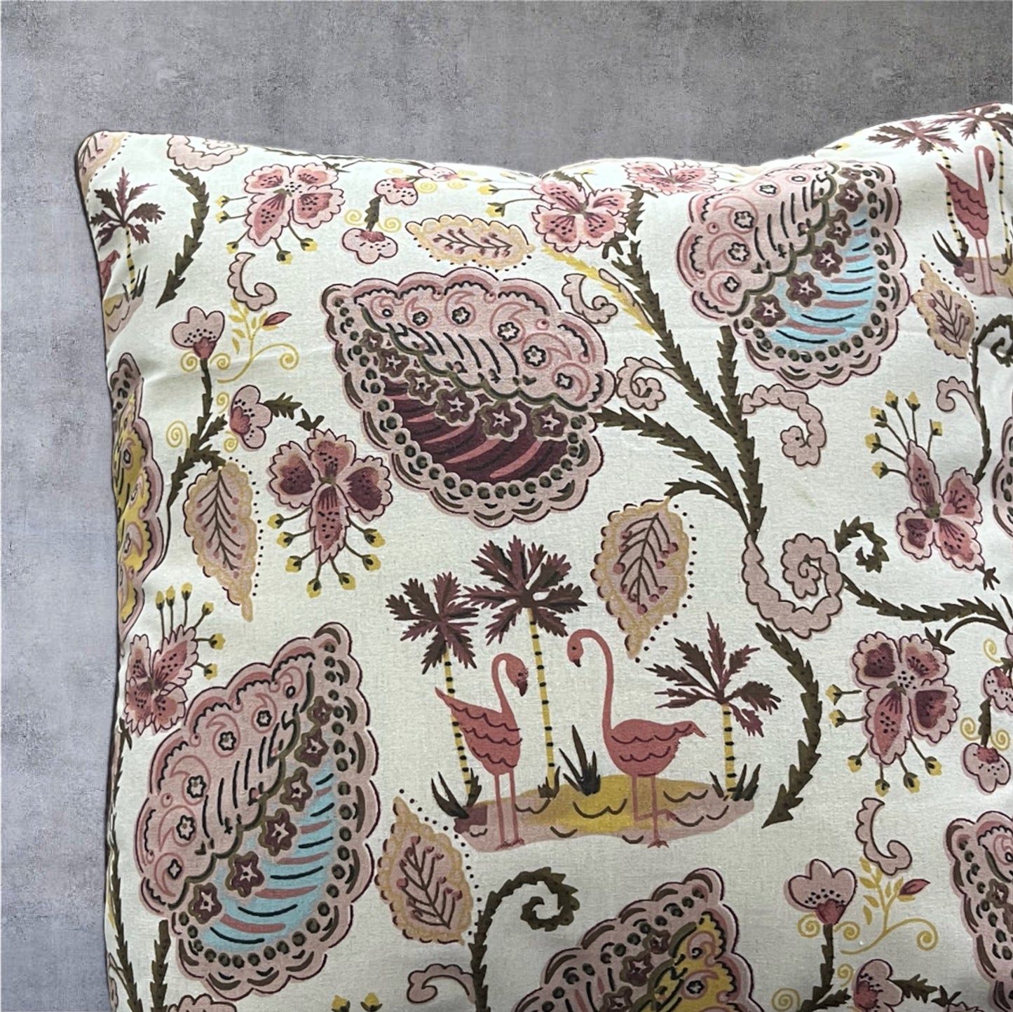 Songbird | Cotton Cushion Covers | 16 * 16 inches | Pack of 5