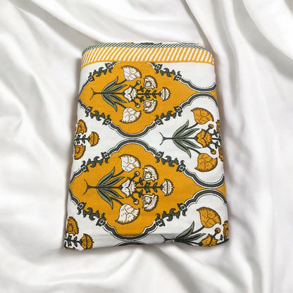 Marigold Mulmul Cotton Dohar/Comforter Cotton Goodness