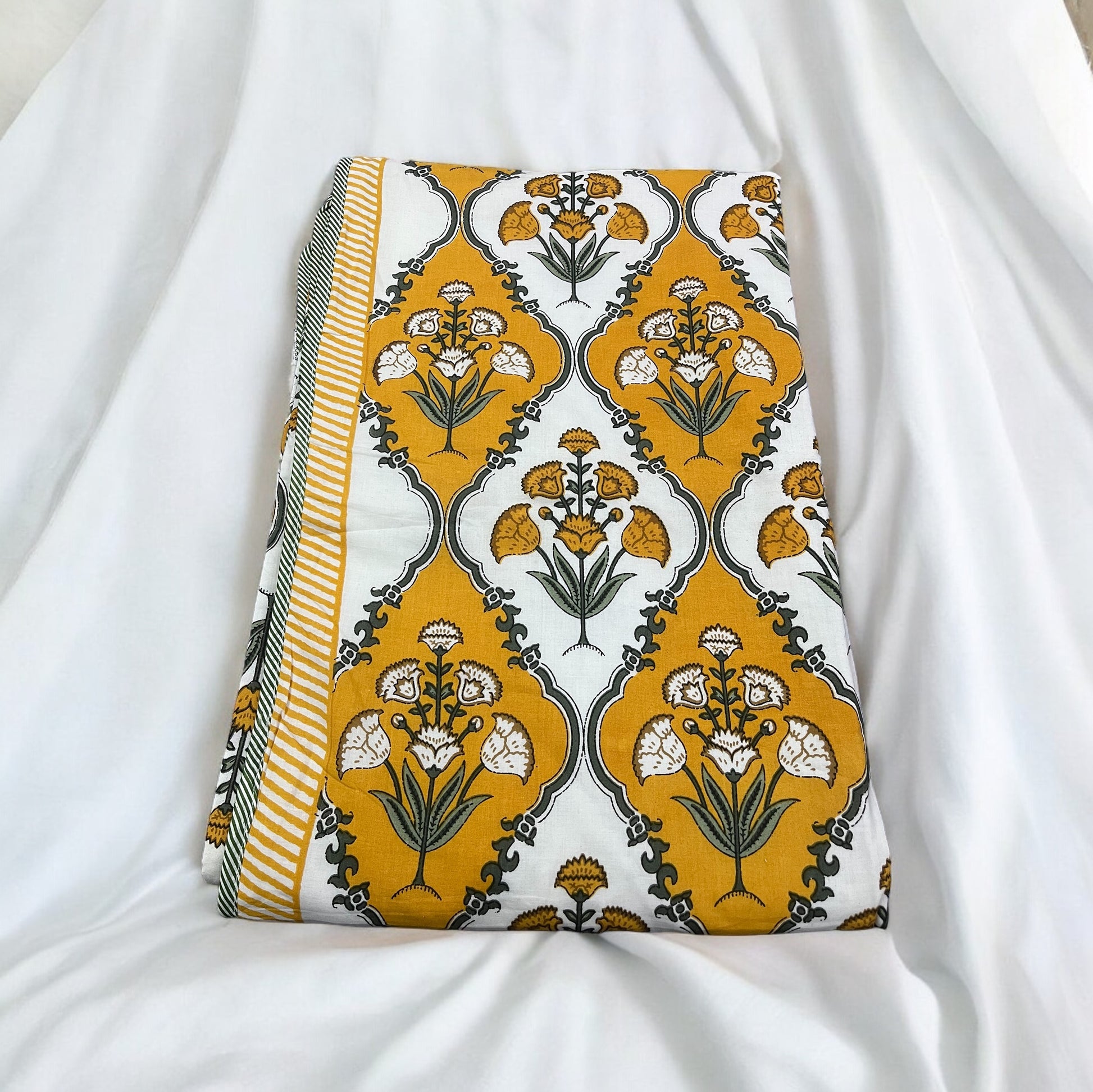 Marigold Mulmul Pure Cotton Dohar/Comforter Cotton Goodness