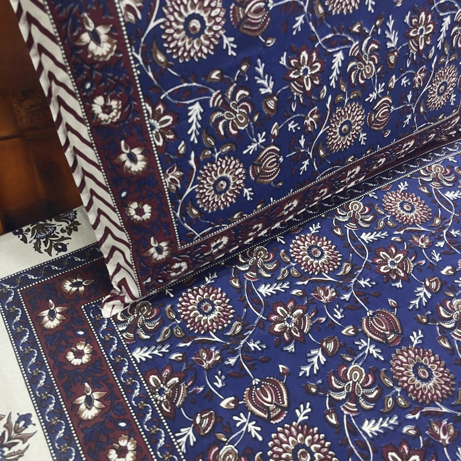 Modern Spring Printed Pure Cotton Bedsheet With two Pillow Covers 200 TC Cotton Goodness