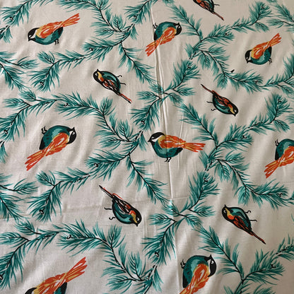 Ocean Breeze 144 TC Pure Cotton Double Bedsheet With 2 Pillow Covers Cotton Goodness