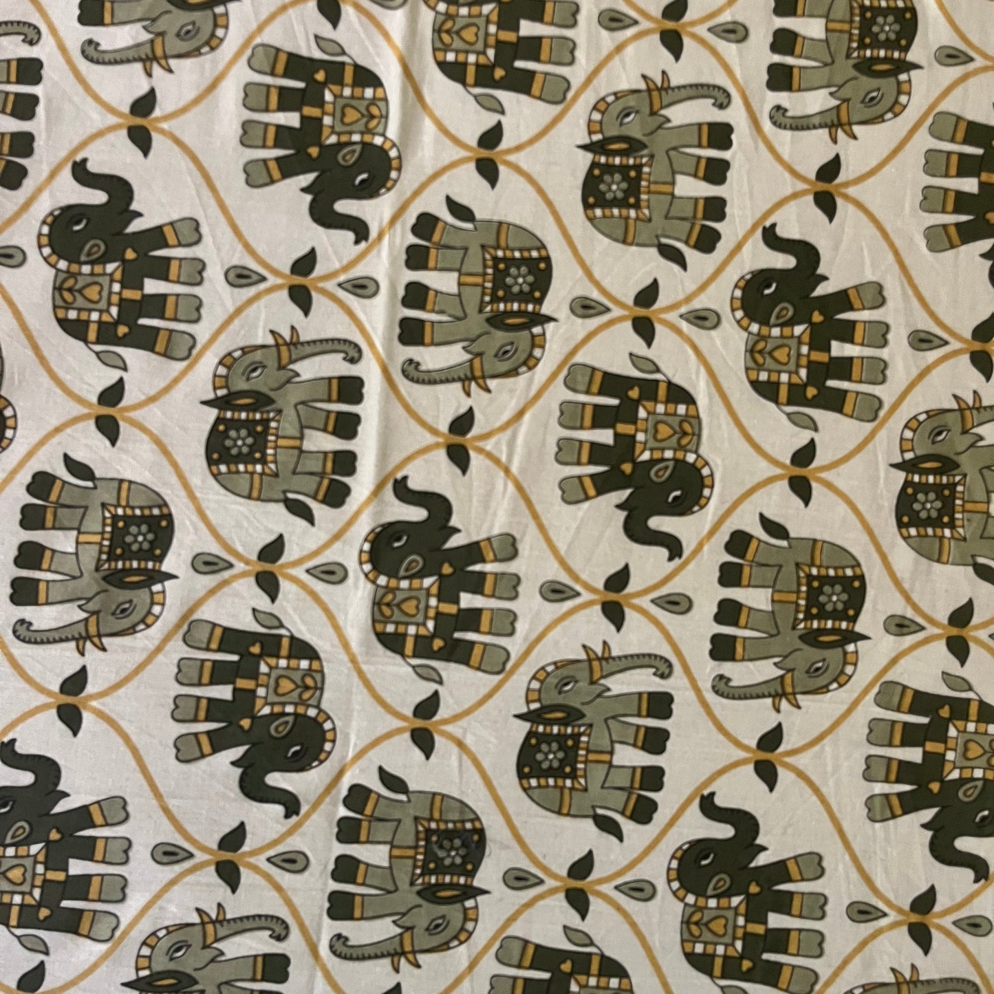Tusker Tapestry Print Premium Cotton Bedsheet With Pillow Covers Cotton Goodness